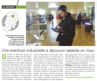 Article du magazine "L'actu Creusot-Montceau" de novembre-décembre 2015